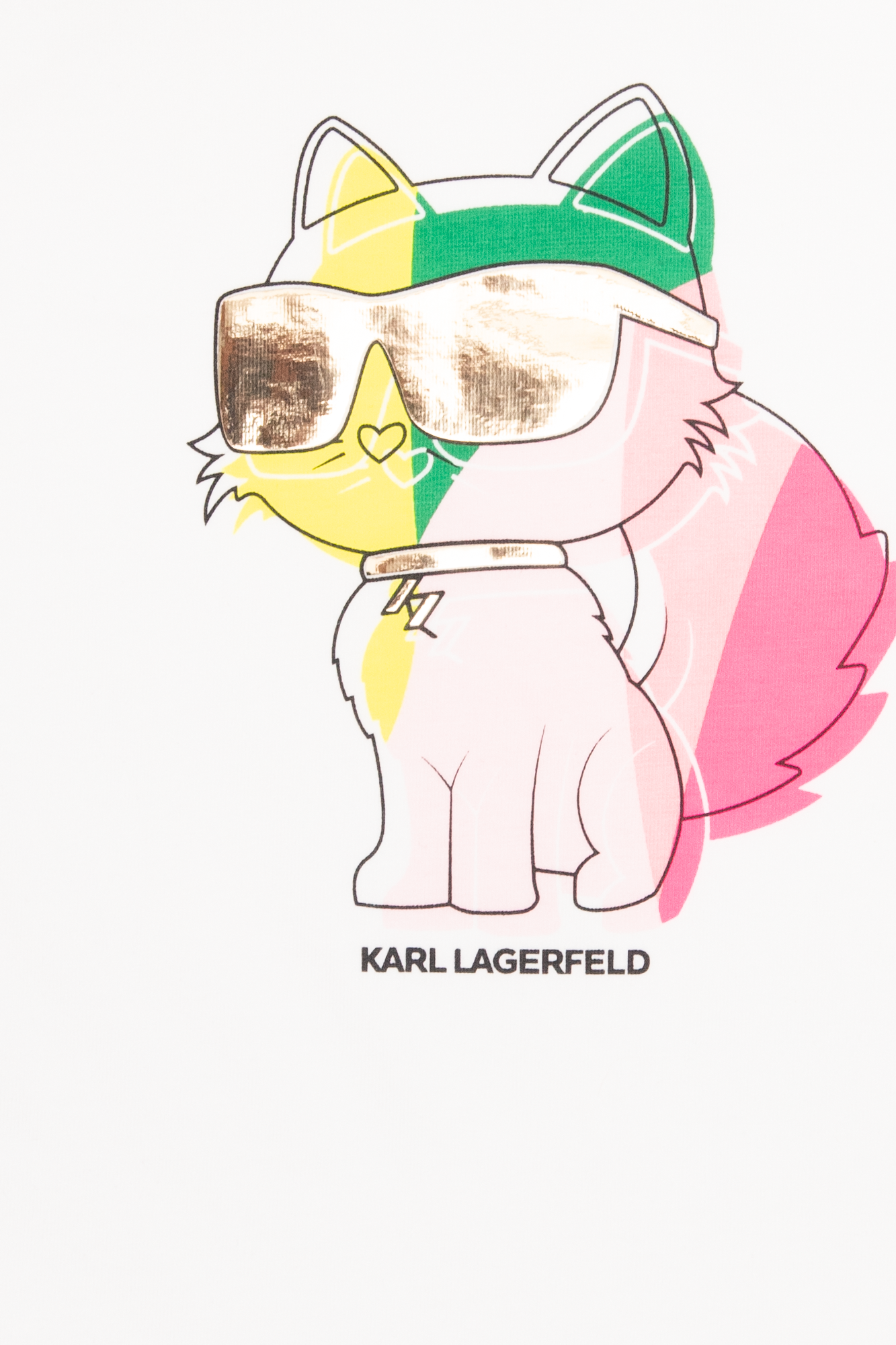 新品　KARL LAGERFELD 猫刺繍 ホワイトスウェット 新品 KARL LAGERFELD 猫刺繍 ホワイトスウェット トップス